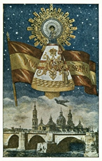 Spanish Civil War. Viva Espauot; . Propaganda Spanish Civil War. Viva Espauot; . Propaganda