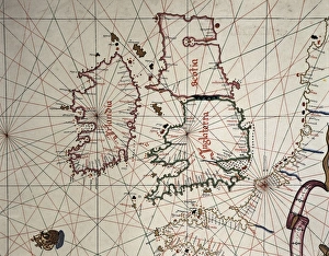 Spanish map of England, Scotland and Ireland Spanish map of England, Scotland and Ireland