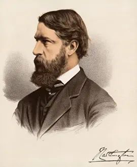 Prints of Spencer Compton Cavendish, 8th Duke of Devonshire (1833-1908). Portrait of the statesman while he was still marquess of Hartington Spencer Compton Prints: Portrait of Spencer Compton Cavendish, 8th Duke of Devonshire Print