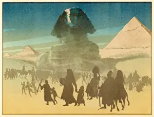 Print of Sphinx in Sun and Shadow