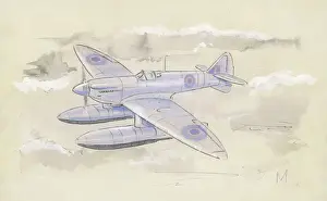 Spitfire with Floats Print