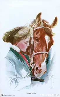 Sporting Gal and her horse - Dumb Luck Sporting Gal and her horse - Dumb Luck