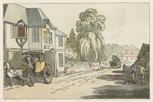 Surrey Village Pubs Prints: SPREAD EAGLE, HOOK