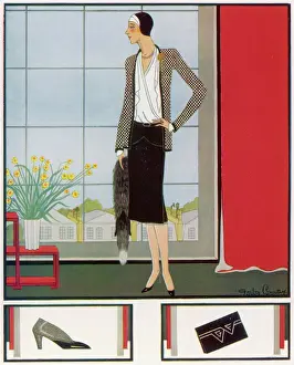 Historical Fashion Illustration Prints: Spring fashion from The Tatler, by Gordon Conway