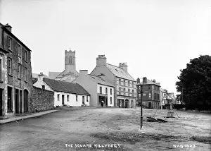 Early 20th Century Irish Print of Killybegs Street Scene