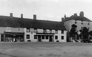 Kent County Landmarks Prints: The Square, Lenham, Kent