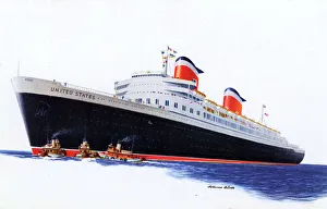 SS United States - United States Line - Transatlantic liner SS United States - United States Line - Transatlantic liner