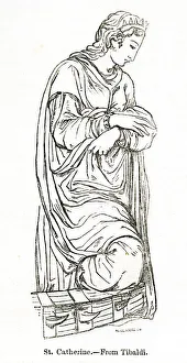 Detail of St Catherine, by Pellegrino Tibaldi Detail of St Catherine, by Pellegrino Tibaldi