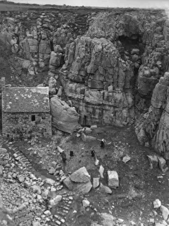 St Govans Chapel Print, Pembrokeshire, Wales