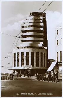 Art Deco Architecture Collection: St Leonards-on-Sea, East Sussex, Marine Court