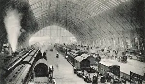 St Pancras Station Prints: St Pancras Platforms 2