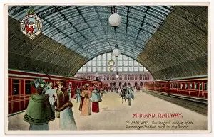 St Pancras Station Prints: St Pancras Platforms