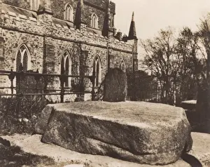 St Patrick's Grave Print, Downpatrick, Northern Ireland