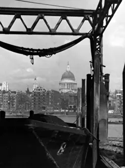 St Pauls Cathedral Architecture Prints: St. Pauls Across Thames