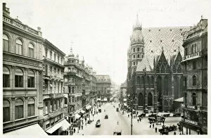 Austria Collection: St Stephens Square and Cathedral, Vienna, Austria