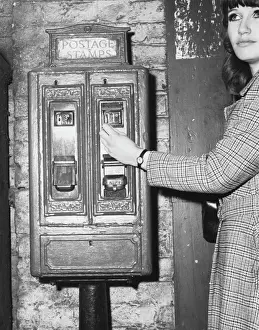 Mary Evans Print 1960s Stamp Machine