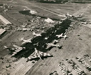 The static park at the Farnborough Air Show The static park at the Farnborough Air Show