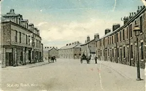 Prints of Station Road, Wesham, Preston, near Kirkham, Lancashire, England. Date: 1900s Preston Prints: Station Road, Wesham Print, Lancashire, 1900s