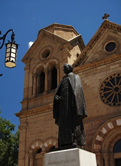 Statue of archbishop Jean Baptiste Larry (1814-1888) by Jeno Statue of archbishop Jean Baptiste Larry (1814-1888) by Jeno