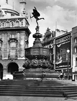 Statue of Eros Print, Piccadilly Circus, London 1893