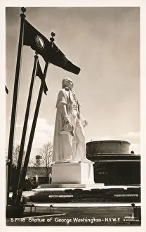 Statue of George Washington - New York Worlds Fair Statue of George Washington - New York Worlds Fair