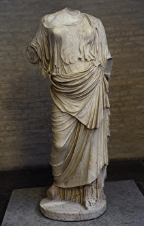Statue of a goddess. Roman work after original about 420 BC Statue of a goddess. Roman work after original about 420 BC