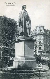 Statue of Johann Christoph Friedrich (von) Schiller (1759-1805), German poet, philosopher Statue of Johann Christoph Friedrich (von) Schiller (1759-1805), German poet, philosopher