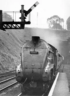 Steam locomotive Sir Nigel Gresley, Welwyn Garden City Steam locomotive Sir Nigel Gresley, Welwyn Garden City
