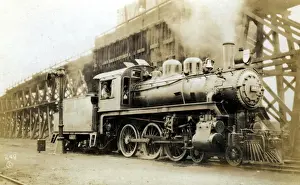 Steam Train Print, Canadian Pacific Railway, Vancouver