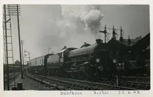 Steam Locomotive Transport Prints: The Steam Train Deepdene at Dundee