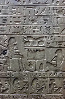 Museum Of Fine Arts Budapest Collection Prints: Stele with inscriptions