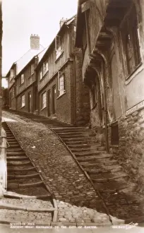 Ancient City Entrance Prints: Stepcote Hill, Exeter, Devon