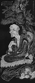 Chinese Stone Engraving Print, 1st-8th centuries