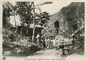 Stop in Petit-Serr頯n a travel route to Cilaos, R鵮ion Stop in Petit-Serr頯n a travel route to Cilaos, R鵮ion