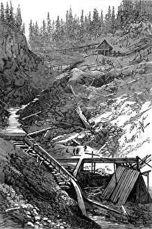Stouts Gulch, Williams Creek, British Columbia, 1882 Stouts Gulch, Williams Creek, British Columbia, 1882