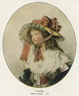 Straw Hat Print 1786