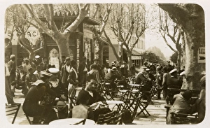 Street cafe, Blida, Algeria, North Africa Street cafe, Blida, Algeria, North Africa