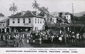 Street corner, Freetown, Sierra Leone, West Africa Street corner, Freetown, Sierra Leone, West Africa
