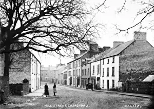 Early 20th Century Cushendall Street Scene Print