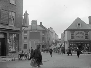 Street scene, Carmarthen, Dyfed, South Wales Street scene, Carmarthen, Dyfed, South Wales
