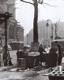Street scene at Les Halles, Paris, France Street scene at Les Halles, Paris, France
