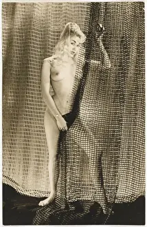 Stripper and Mesh, 1950s Print