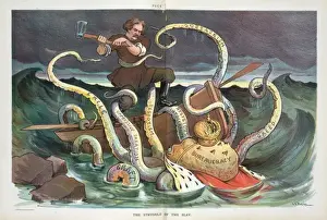 Prints of The struggle of the Slav Politic Prints: The Struggle of the Slav Print, 1905