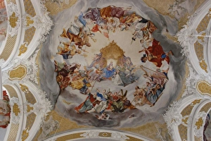 Studienkirche fresco, Dillingen, Bavaria, Germany Studienkirche fresco, Dillingen, Bavaria, Germany