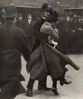 Suffragette Arrested Black Friday 1910 Suffragette Arrested Black Friday 1910