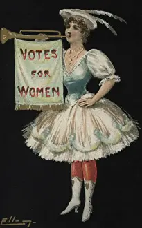 Votes For Women 1908 Prints: Suffragette and Bugle
