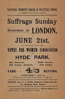 Suffragette Demonstration Hyde Park 1908 Suffragette Demonstration Hyde Park 1908