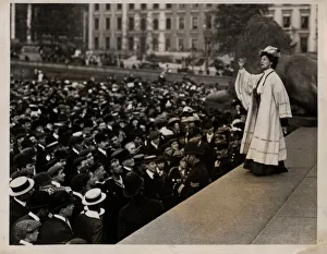 Suffragette Emmeline Pankhurst Trafalgar Square
