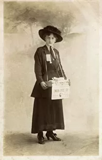 Fund Collection: Suffragette selling badges