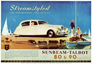 Sunbeam Talbot 80 and 90 Advertisement Print